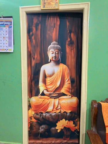 Customer photo review of Lord Shakyamuni Buddha Door Covers