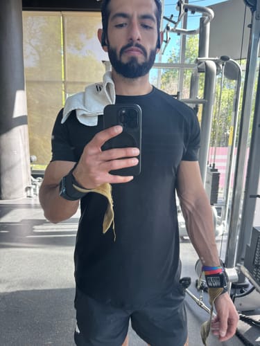 Customer photo review of Training Sport Tee - Black