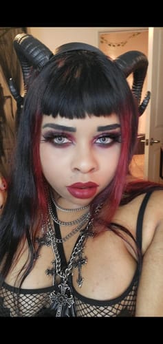 Customer photo review of Real Crystal Grey Contact Lenses(12 months of use)