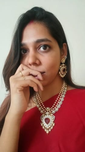 Customer photo review of Kundan Necklace 164051