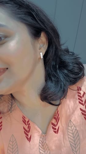 Customer photo review of 92.5 Silver Earring 164445