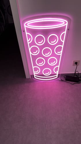 Customer photo review of Neon Dubbeglas