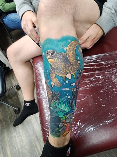Customer photo review of Signature Tattoo Numbing Cream