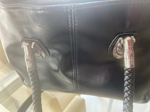 Customer photo review of Women's Vintage Luxury Leather Handbag