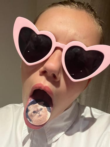 Customer photo review of 30 x 3.8 cm Small Cupcake Custom Edible Icing Images