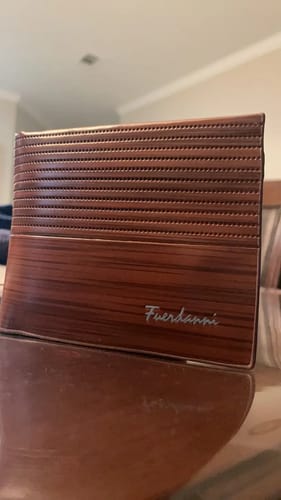 Customer photo review of Men's Embossed Multi-Card Wallet