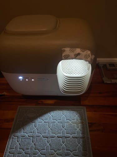 Customer photo review of Self-Cleaning Litter Box