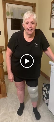 Customer video review of Premium Bamboo Knee Sleeve (Single)