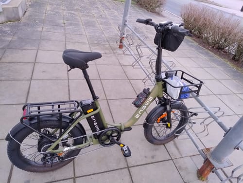 Customer photo review of Engwe L20 SE 250W 20" Foldable Electric Trekking Bike 15.6Ah Step-through E-bike