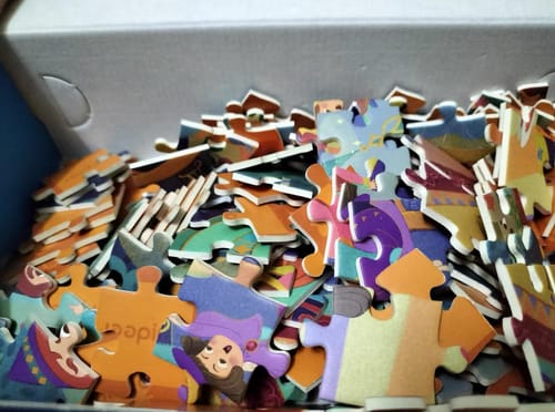Customer photo review of Brainy Steps Puzzle Adventure