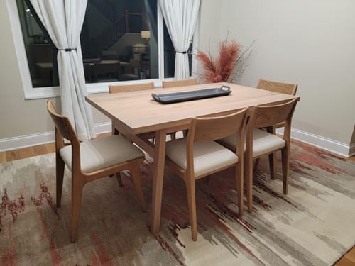 Customer photo review of Modern Scandi Dining Table