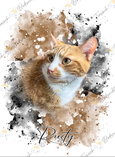 undefined review of Your Cat as Watercolor Portrait image 1 out of 1
