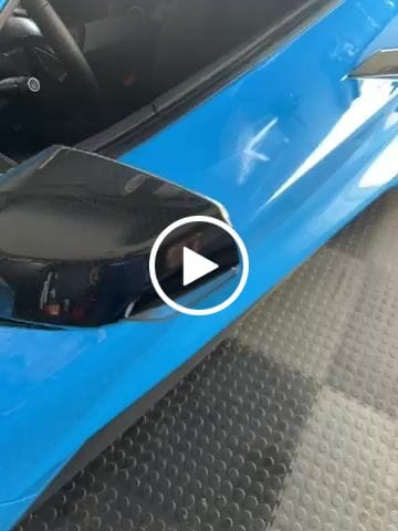 Customer video review of Corvette C8 Carbon Fiber Upper Mirror Covers