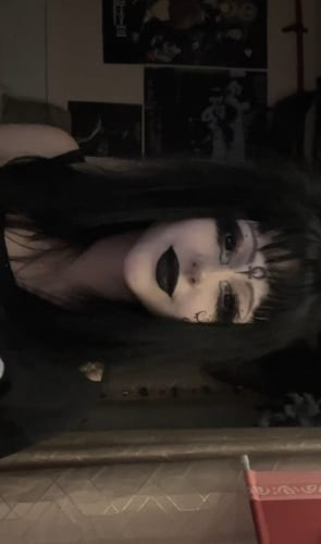 Customer photo review of Linn's Sullen Doll Eye 17mm Mini Sclera Contact Lenses(12 months of use)