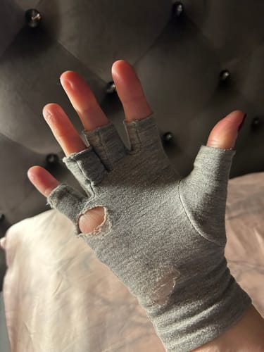 Customer photo review of Premium Onecompress™ Gloves