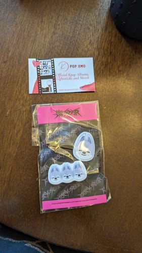 Customer photo review of STRAY KIDS SKZOO Hairpin + SKZ SLBS Photocard