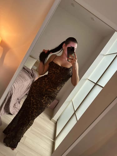 Customer photo review of Leopard Dress