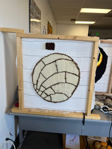 Customer photo review of Tuft Love Group Tufting Classes (Superior, CO)