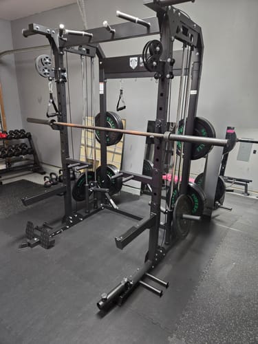 Customer photo review of Major Fitness F22 All-In-One Home Gym Power Rack