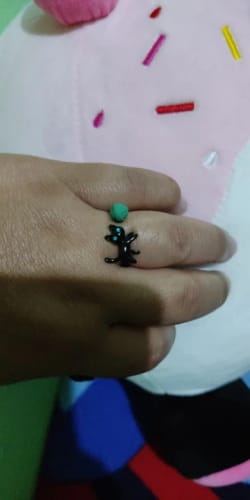 Customer photo review of Kitty Playtime Ring