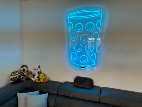 Customer photo review of Neon Dubbeglas