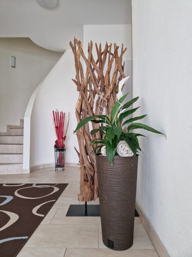 Customer photo review of Teak Holz Raumteiler RANTING 60 x 180 cm