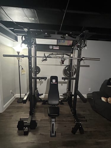 Customer photo review of Major Fitness F22 All-In-One Home Gym Power Rack