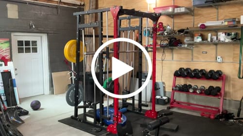 Customer video review of Major Fitness Rack Mounted Leg Extension