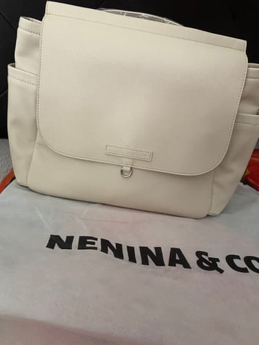 Customer photo review of Bolso Maternal MIREM By Nenina & Co Dusty Beige + Cambiador de Regalo