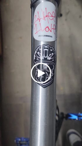 Customer video review of 200 - 2" Custom Laminated Vinyl Stickers