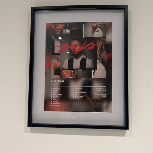 Customer photo review of Cicatrices Zola Poster