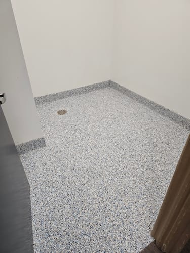 Customer photo review of Epoxy Wall Cove Base - Easycove