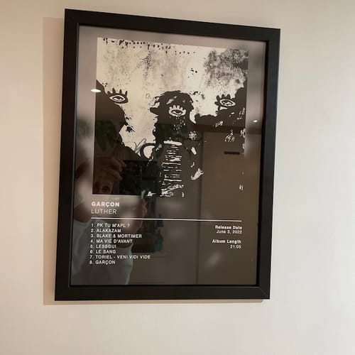 Customer photo review of Garçon Luther Poster