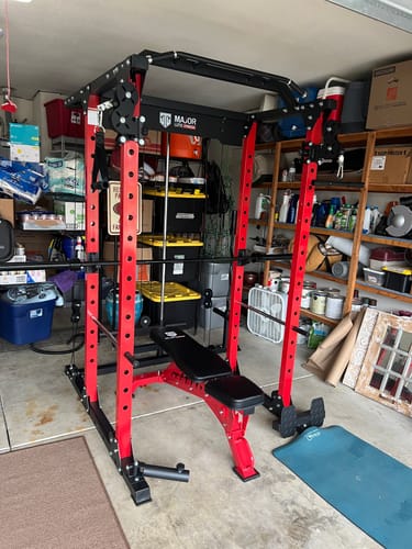Customer photo review of Major Fitness PLM03 All-In-One Home Gym Power Rack