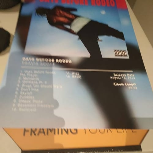 Customer photo review of Days Before Rodeo Travis Scott Poster