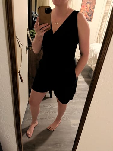 Customer photo review of basil wrap top