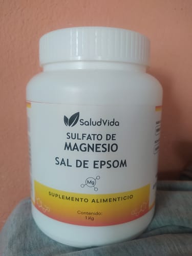 Customer photo review of Sal de Epsom (grado alimenticio) | 1 Kg |
