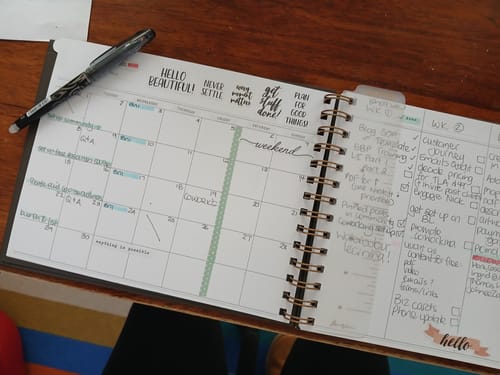 Customer photo review of Undated MINI Project Planner, Midnight