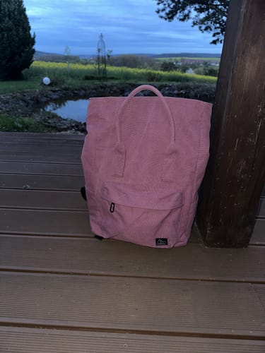 Customer photo review of Rucksack "Kolibri" Himbeer NEU