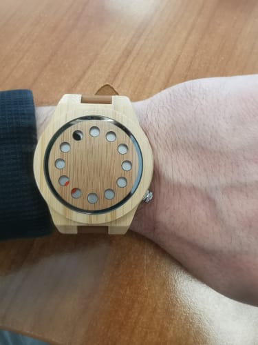 Customer photo review of Montre Bois Design