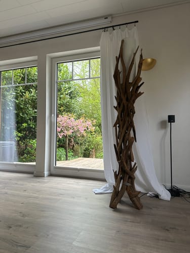 Customer photo review of Treibholz Stehlampe VILLA Lampenschirm Natur