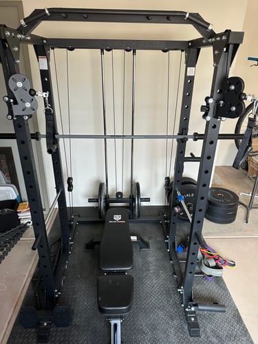 Customer photo review of Major Fitness PLM03 All-In-One Home Gym Power Rack