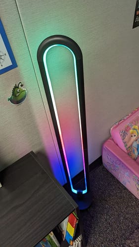 Customer photo review of INFINITY FLOOR LAMP