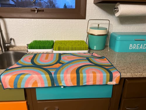 Customer photo review of Rainbow Connection Microfiber Towel