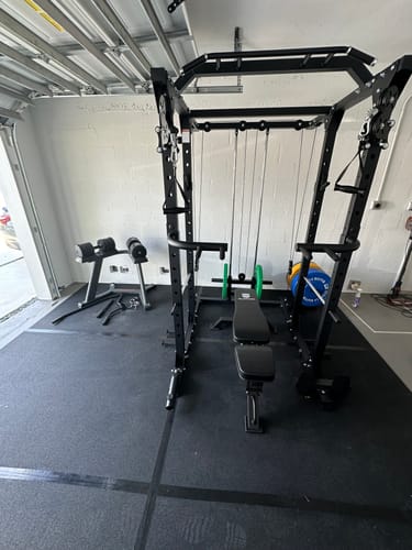 Customer photo review of MAJOR FITNESS All-In-One Home Gym Power Rack Package PLM03