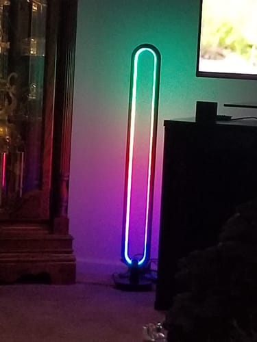Customer photo review of INFINITY FLOOR LAMP