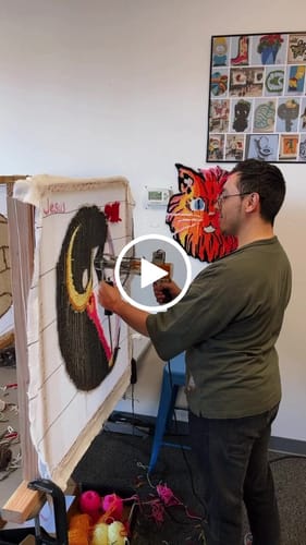 Customer video review of Tuft Love Group Tufting Classes (Superior, CO)