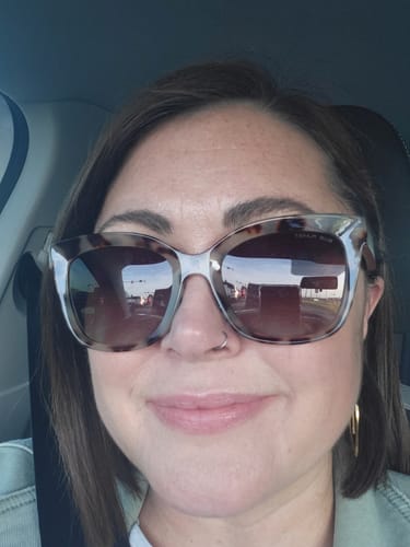 Customer photo review of NORA POLARIZED SUNGLASSES