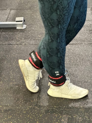 Customer photo review of Ankle Straps - Peachy