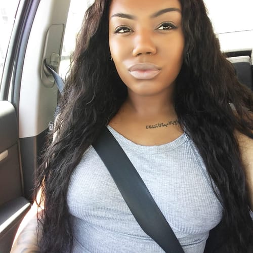 Customer photo review of Raw Indian Loose Curly Hair